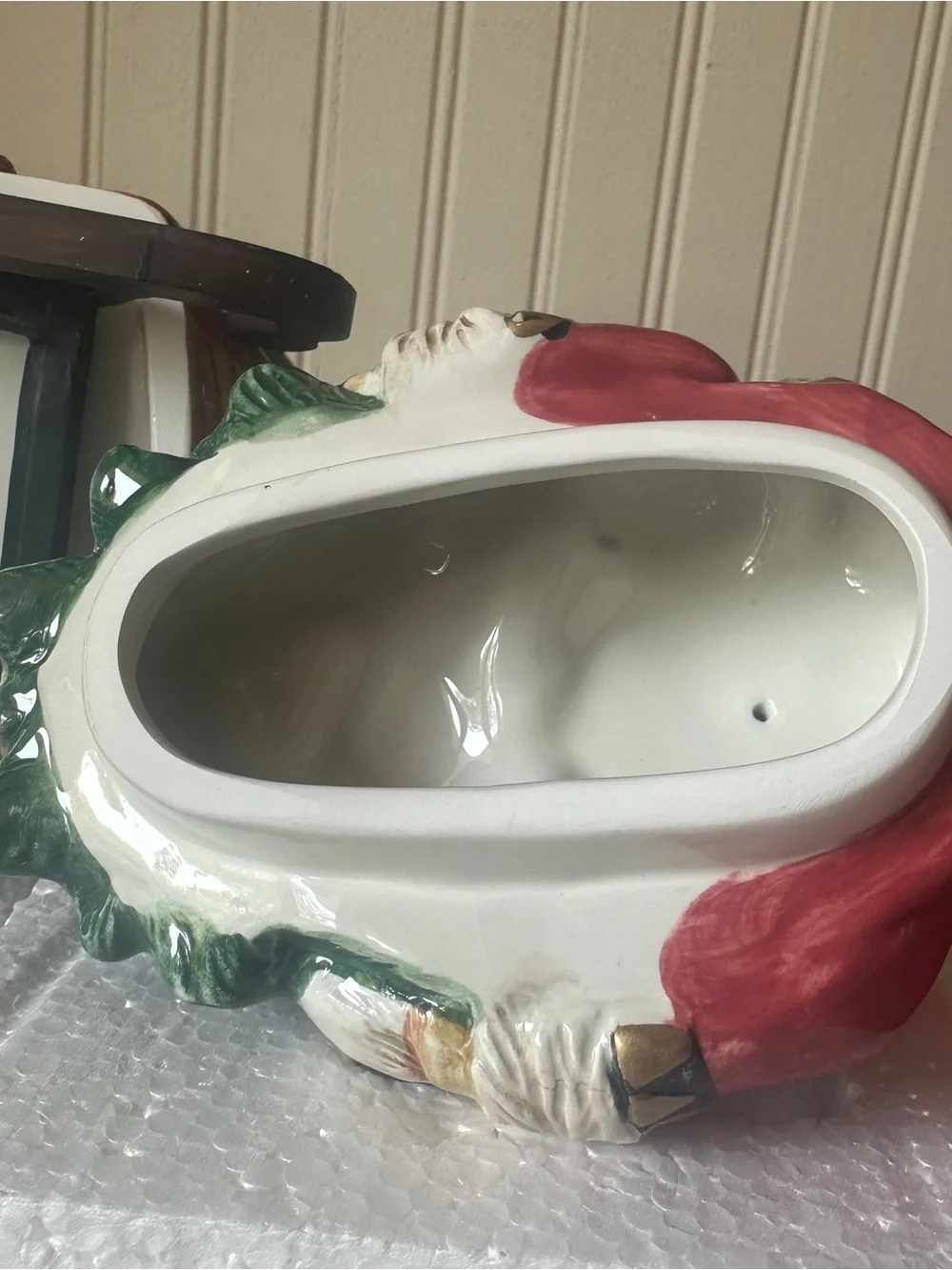 Fitz & Floyd Christmas Lodge Rabbit Lidded Box New Bunny Sleigh Candy Dish w Box